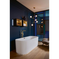 Furtun de duș Villeroy&Boch, Universal Showers, 120 cm, brushed gold